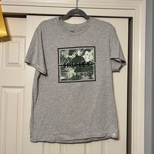 Hurley gray graphic tshirt
